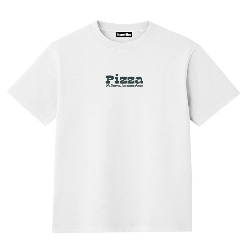 Camiseta Kaotiko: MC In Crust We Trust (White)