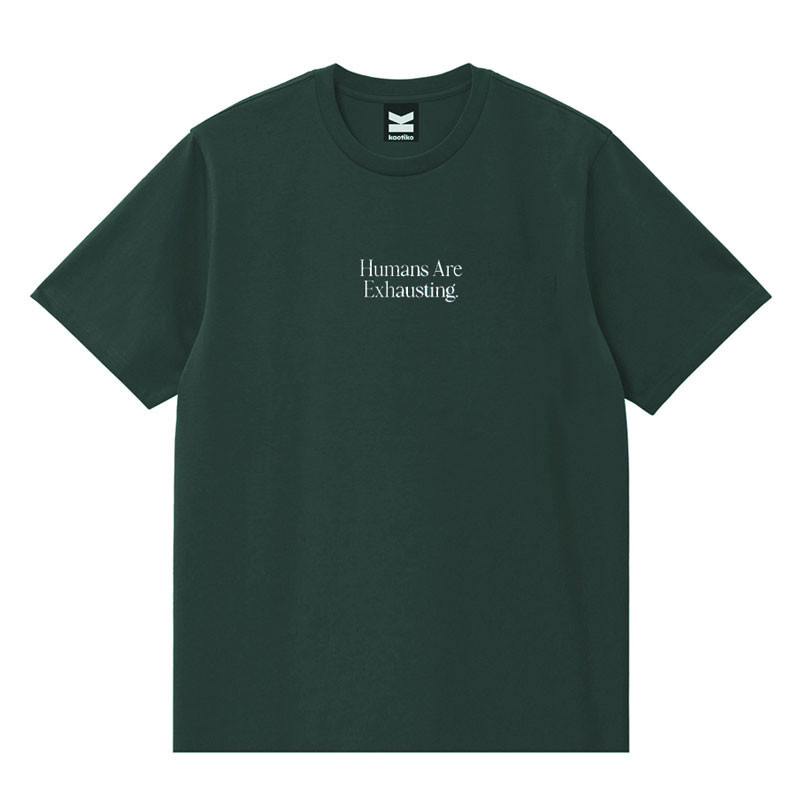 Camiseta Kaotiko: MC Humans Are Exhausting (Green)