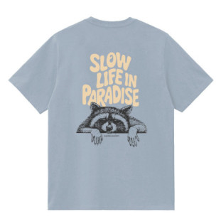 Camiseta Kaotiko: MC Washed Slow Life In Paradise (Steel)