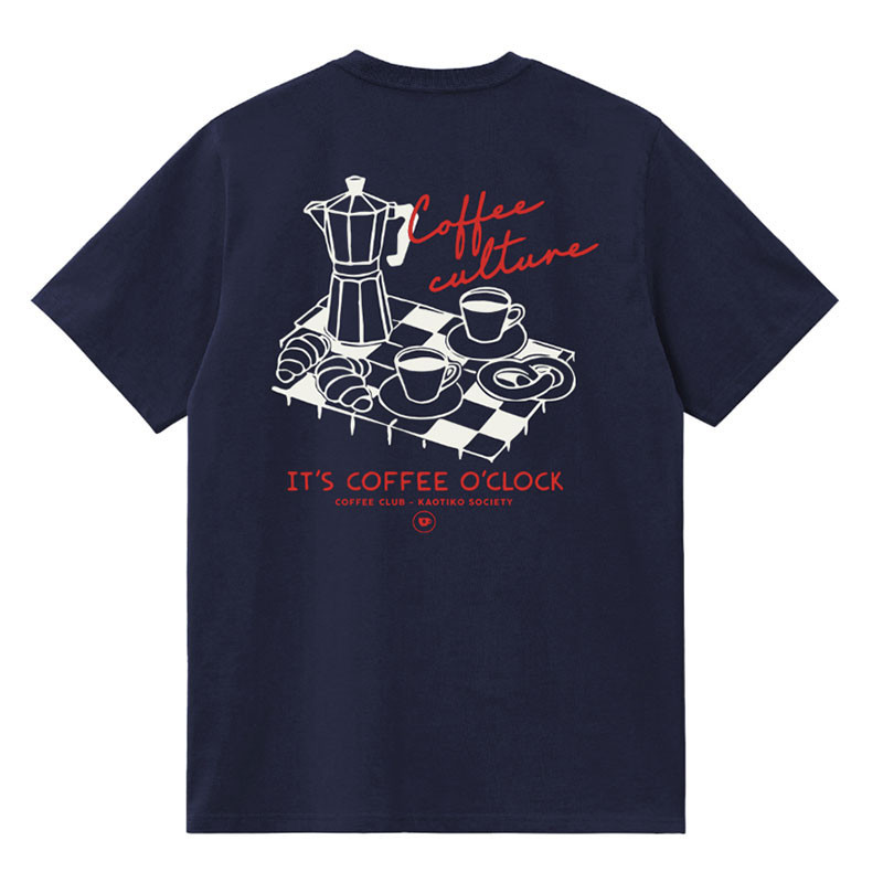 Camiseta Kaotiko: MC Coffee Time (Navy)