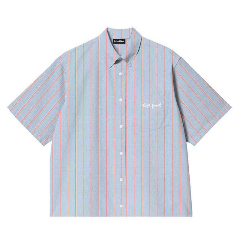 Camisa Kaotiko: Lost Point Striped Shirt (Blue)