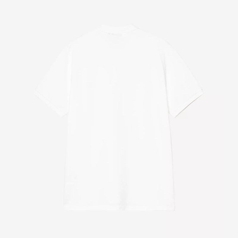 Polo Carhartt WIP: SS Chase Pique Polo (White Gold)