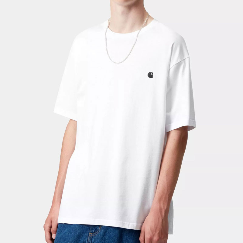 Camiseta Carhartt WIP: SS Madison T-Shirt (White Black)