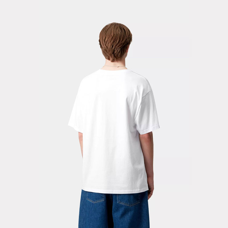 Camiseta Carhartt WIP: SS Madison T-Shirt (White Black)