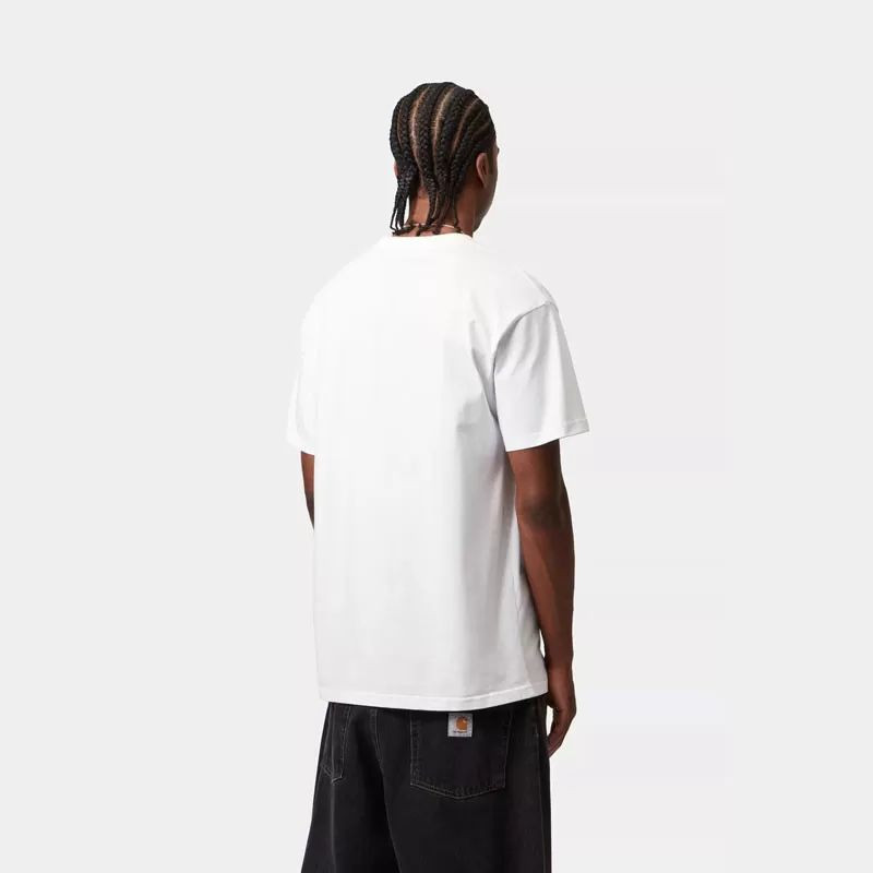 Camiseta Carhartt WIP: SS Chase T-Shirt (White Gold)
