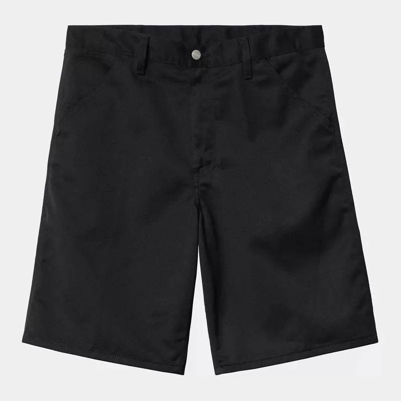 Bermuda Carhartt WIP: Simple Short (Black Rinsed)