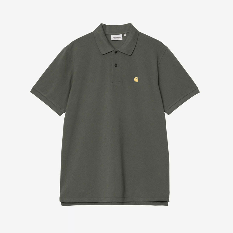 Polo Carhartt WIP: SS Chase Pique Polo (Leaf Gold)