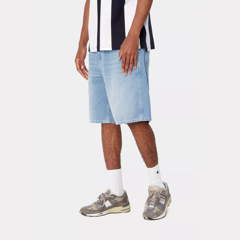 Bermuda Carhartt WIP: Simple Short (Blue Light True Washed)