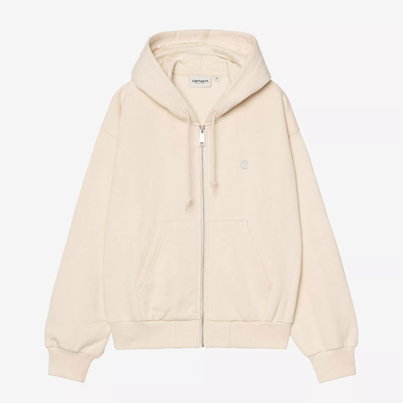 Sudadera Carhartt WIP: W Hooded Casey Jacket (Cinnerus Silver)
