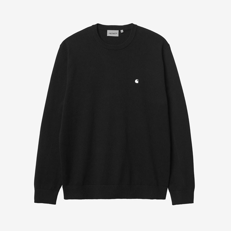 Jersey Carhartt WIP: Madison Sweater (Black White)