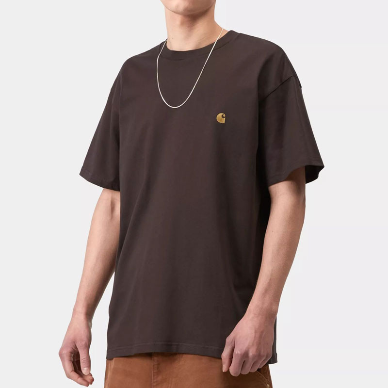 Camiseta Carhartt WIP: SS Chase T-Shirt (Shale Gold)