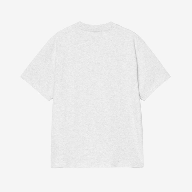 Camiseta Carhartt WIP: W SS Pocket Heart T-Shirt (Ash Hea Red)