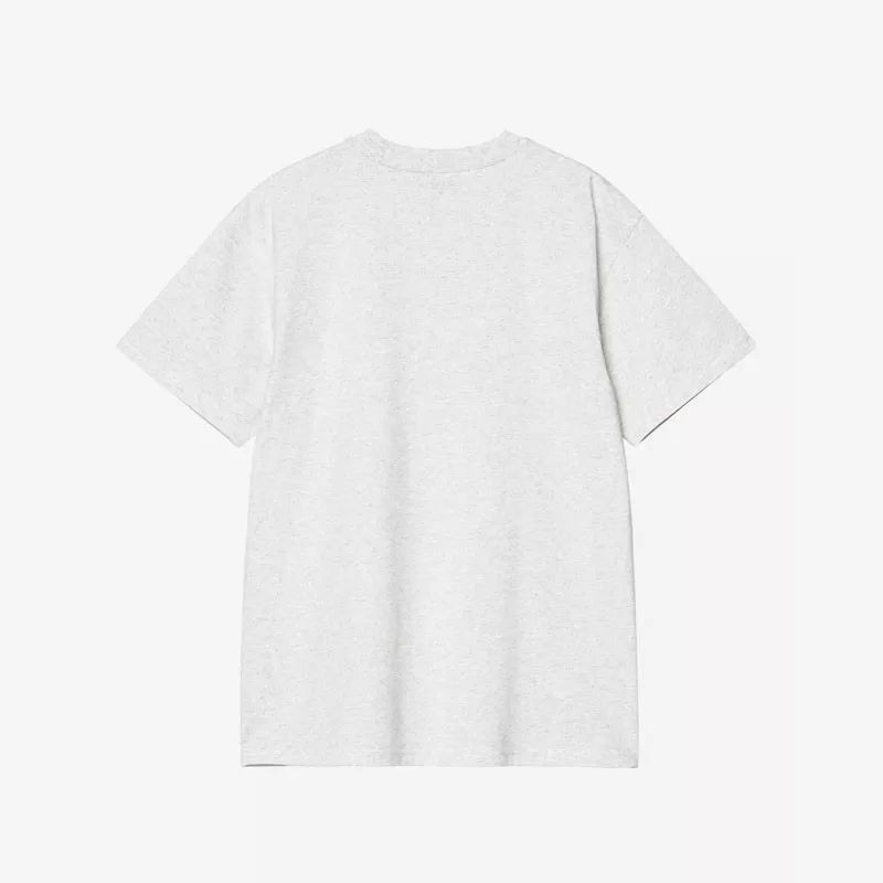 Camiseta Carhartt WIP: SS American Script T-Shirt (Ash Heather)