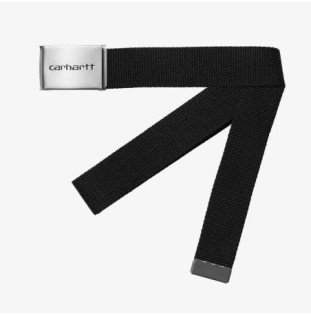 Cinturón Carhartt WIP: Clip Belt Chrome (Black)