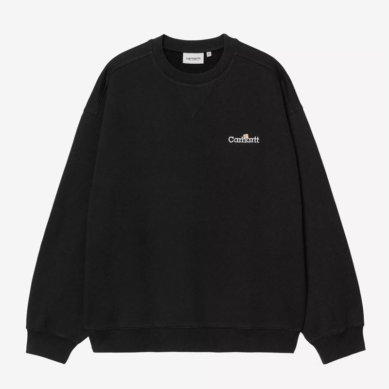 Sudadera Carhartt WIP: WIP Label Sweat (Black)