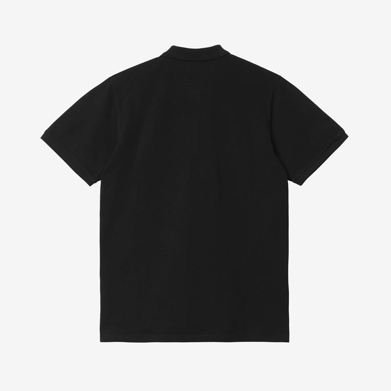 Polo Carhartt WIP: SS Chase Pique Polo (Black Gold)