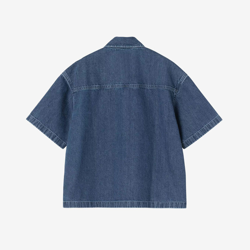 Camisa Carhartt WIP: W SS Lovilia Shirt (Blue)