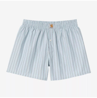 Boxer Carhartt WIP: Cotton Boxer (Grimsby Stripe Blue Fog)