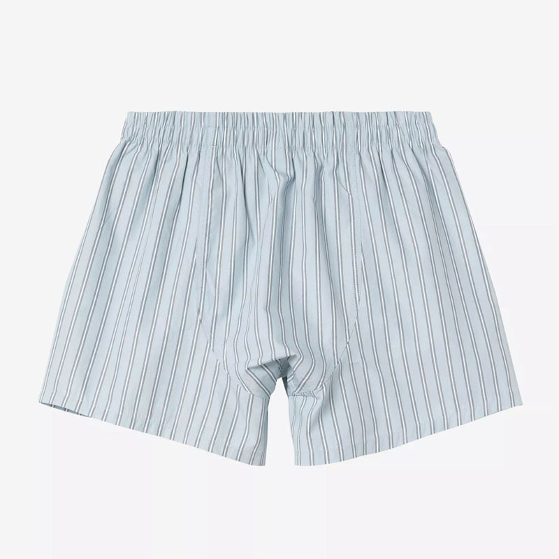 Boxer Carhartt WIP: Cotton Boxer (Grimsby Stripe Blue Fog)