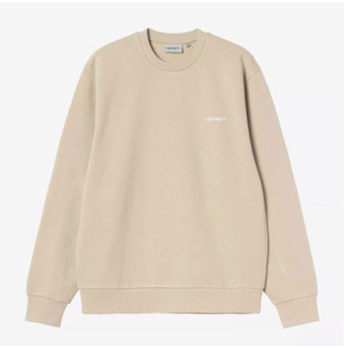 Sudadera Carhartt WIP: Script Embroidery Sweat (Barchan White)