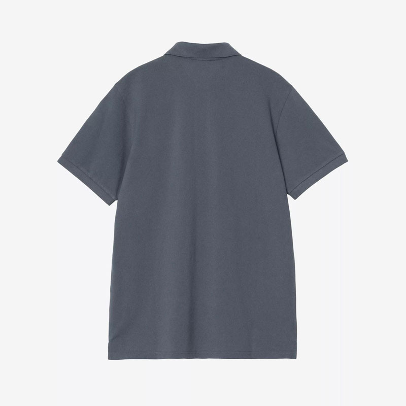 Polo Carhartt WIP: SS Chase Pique Polo (Cozy Blue Gold)