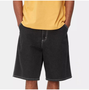 Bermuda Carhartt WIP: Simple Short (Black Stone Washed)