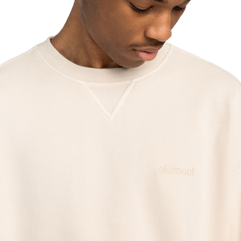 Sudadera Element: Lowcase Pigment Cr (Oat Milk)