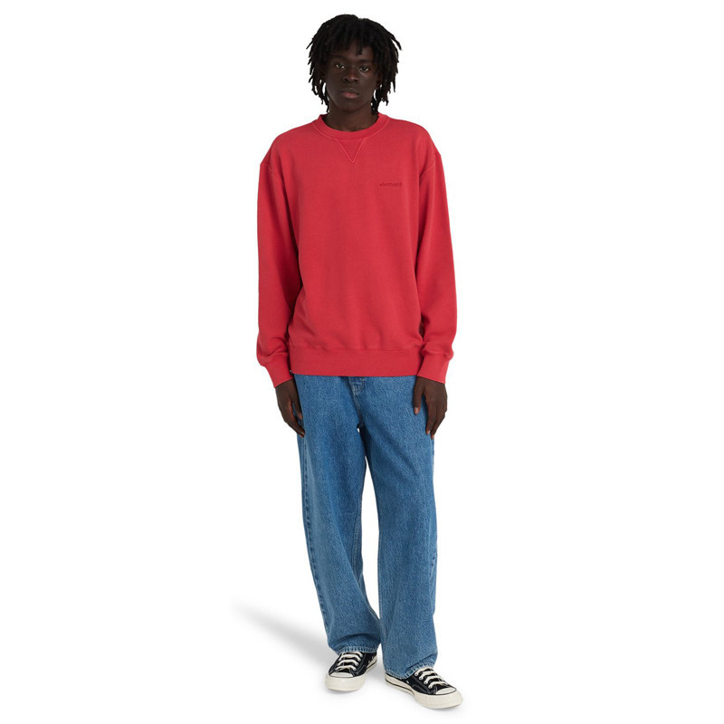 Sudadera Element: Lowcase Pigment Cr (Cardinal)
