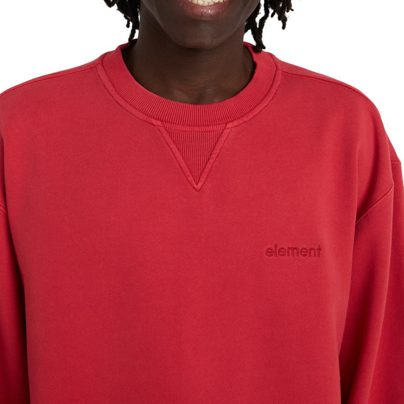 Sudadera Element: Lowcase Pigment Cr (Cardinal)