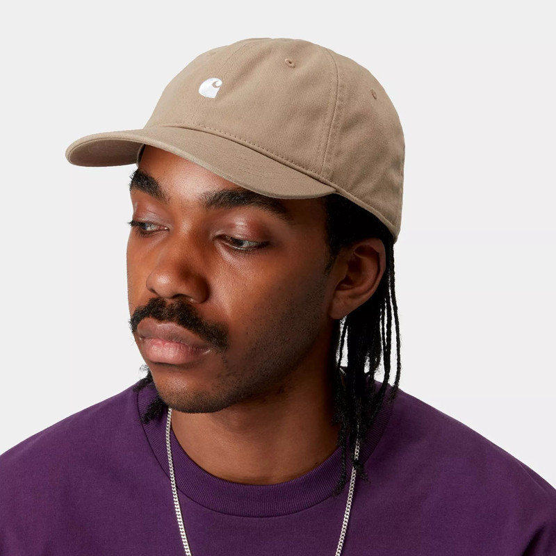 Gorra Carhartt WIP: Madison Logo Cap (Leather White)