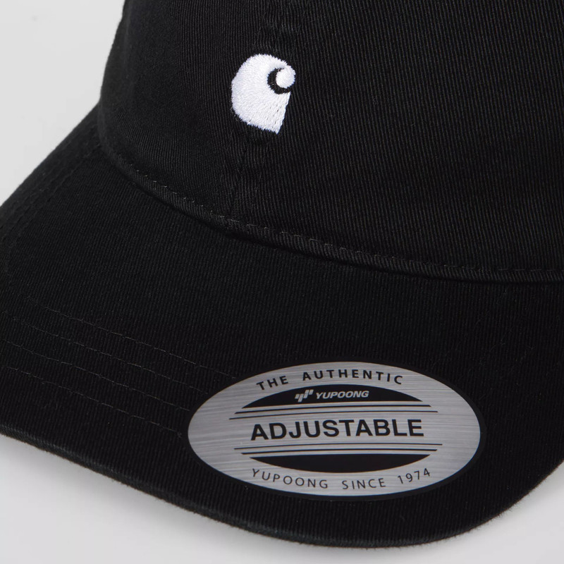 Gorra Carhartt WIP: Madison Logo Cap (Black White)