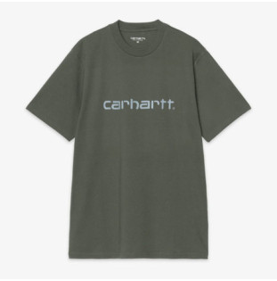 Camiseta Carhartt WIP: SS Script T-Shirt (Leaf Tourmaline)
