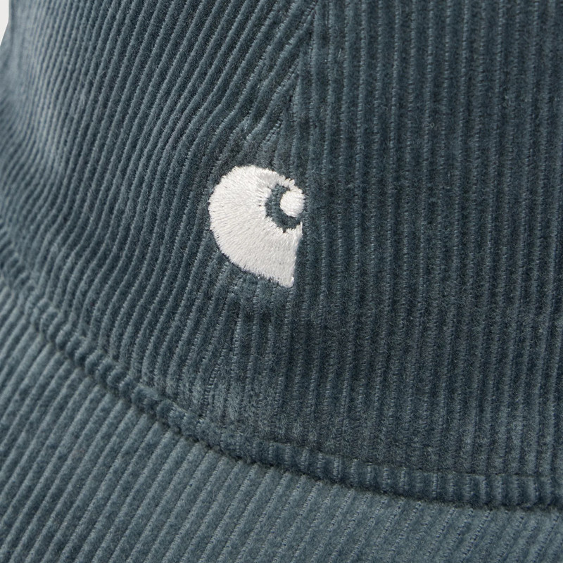 Gorra Carhartt WIP: Harlem Cap (Cozy Blue Wax)