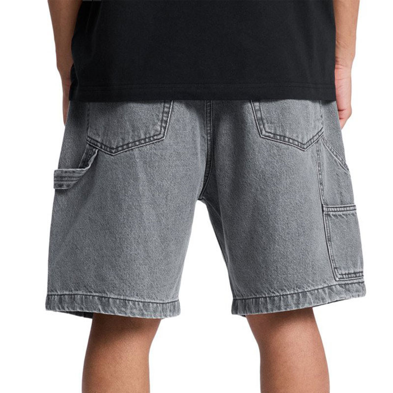 Bermuda DC Shoes: Baggy Denim Carpenter Short (Medium Grey)