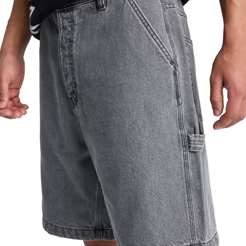Bermuda DC Shoes: Baggy Denim Carpenter Short (Medium Grey)