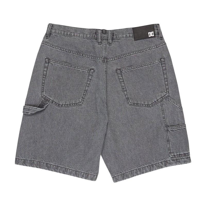 Bermuda DC Shoes: Baggy Denim Carpenter Short (Medium Grey)