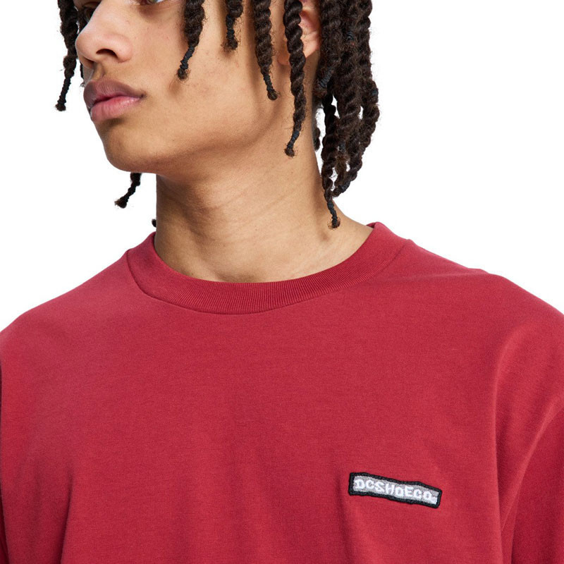 Camiseta DC Shoes: Patch It Ss (Brick Red)