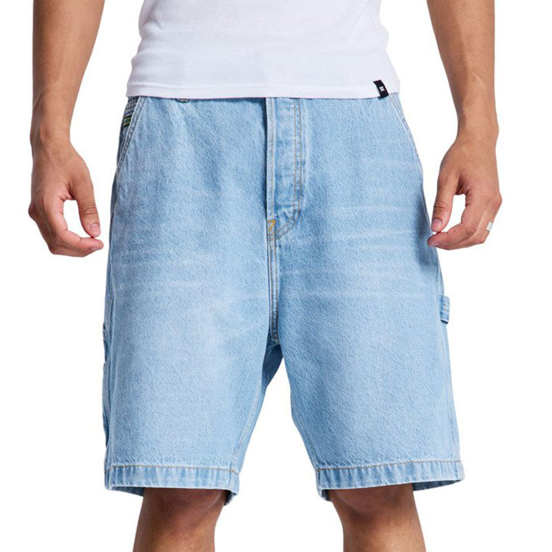 Bermuda DC Shoes: Baggy Denim Carpenter Short (Indigo Light)