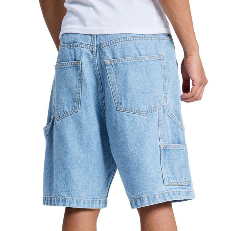 Bermuda DC Shoes: Baggy Denim Carpenter Short (Indigo Light)
