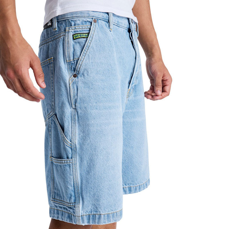 Bermuda DC Shoes: Baggy Denim Carpenter Short (Indigo Light)