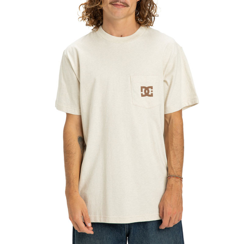 Camiseta DC Shoes: Dc Star Pocket Hss (Oatmeal Heather)