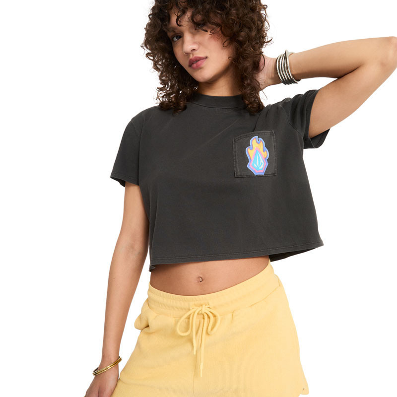 Camiseta Volcom: Pocket Dial Tee (Vintage Black)