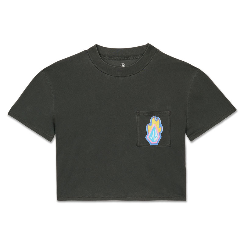 Camiseta Volcom: Pocket Dial Tee (Vintage Black)