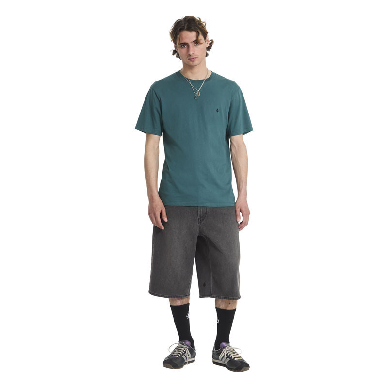 Camiseta Volcom: Stone Blanks Bsc Sst (Rifle Green)