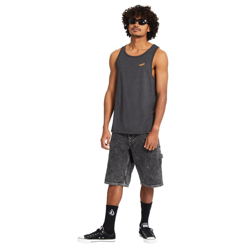 Camiseta Volcom: Pistol Stone Hth Tt (Heather Black)