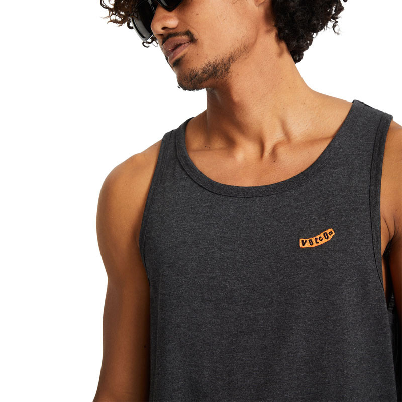 Camiseta Volcom: Pistol Stone Hth Tt (Heather Black)