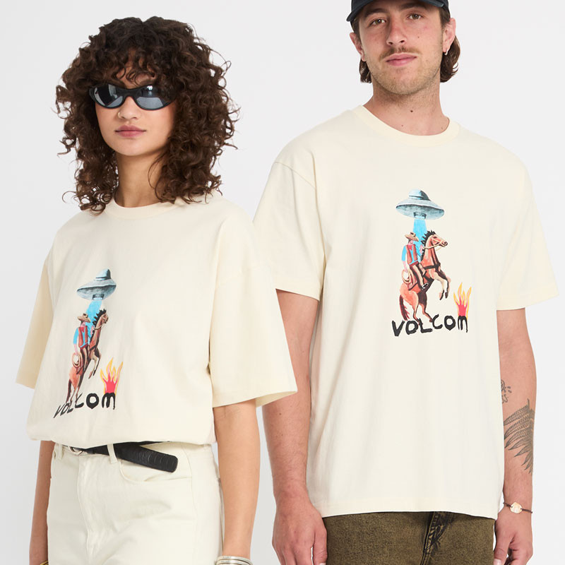 Camiseta Volcom: Fa Mickey Mason 1 Sst (Dirty White)