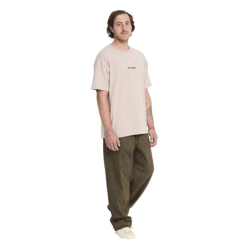 Camiseta Volcom: Volcom Stone Lse Sst (Bark Brown)