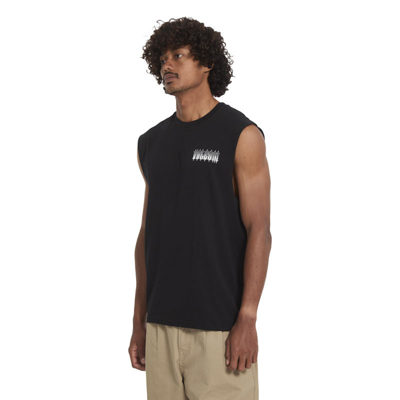 Camiseta Volcom: Gamma Doom Slvls (Black)
