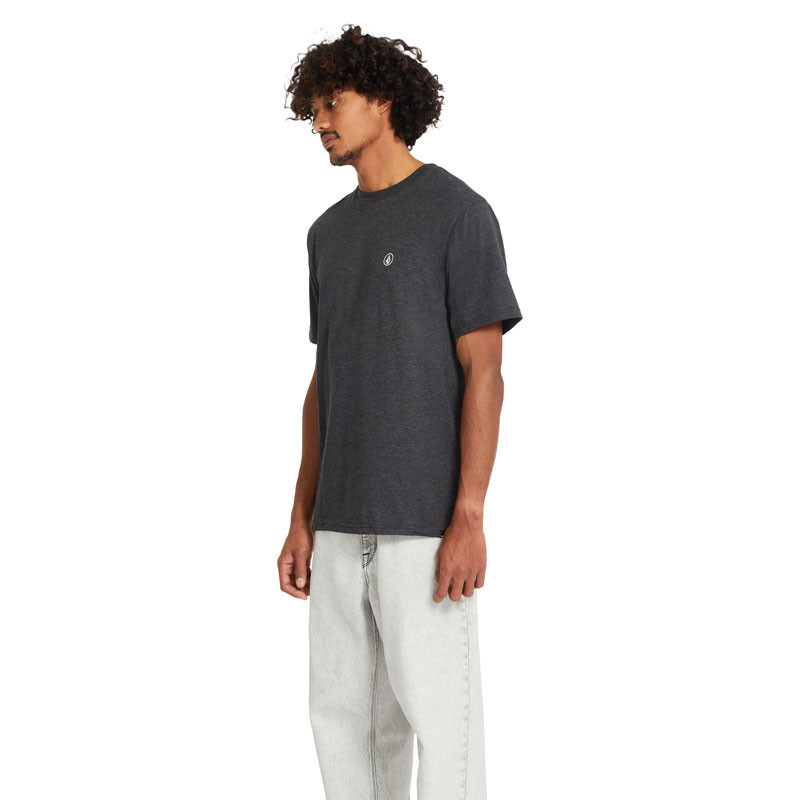 Camiseta Volcom: Circle Blanks Hth Sst (Heather Black)